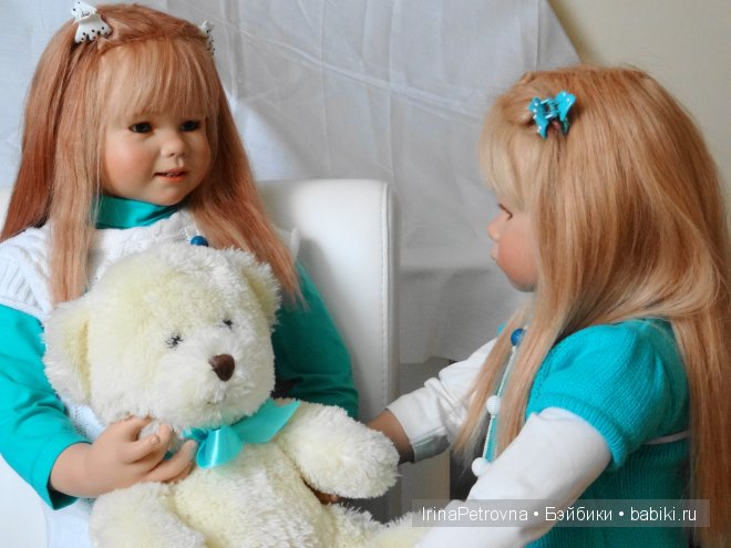 Бирюзовое настроение. Линхен и Гретхен от Annette Himstedt (Linchen, Gretchen)