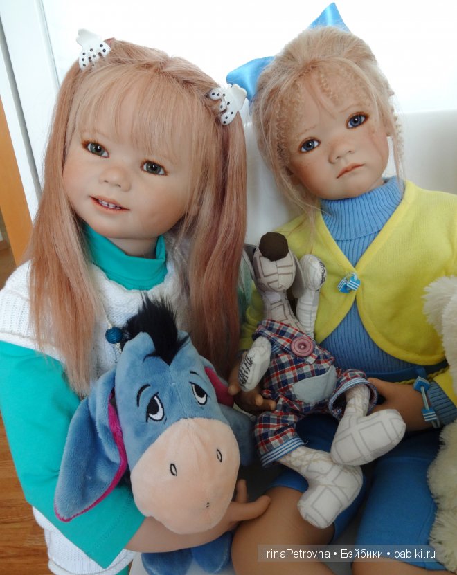 Бирюзовое настроение. Линхен и Гретхен от Annette Himstedt (Linchen, Gretchen)