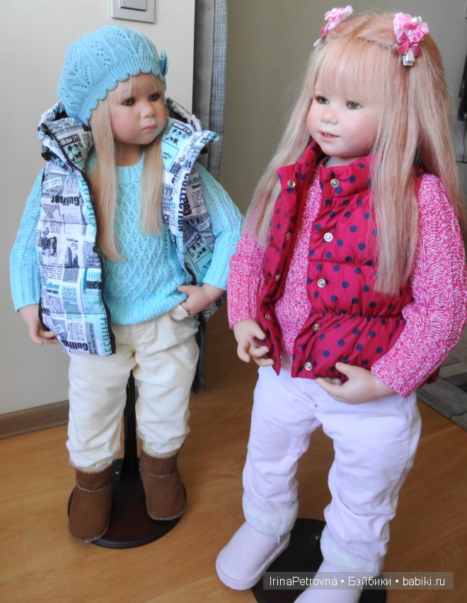 Бирюзовое настроение. Линхен и Гретхен от Annette Himstedt (Linchen, Gretchen)