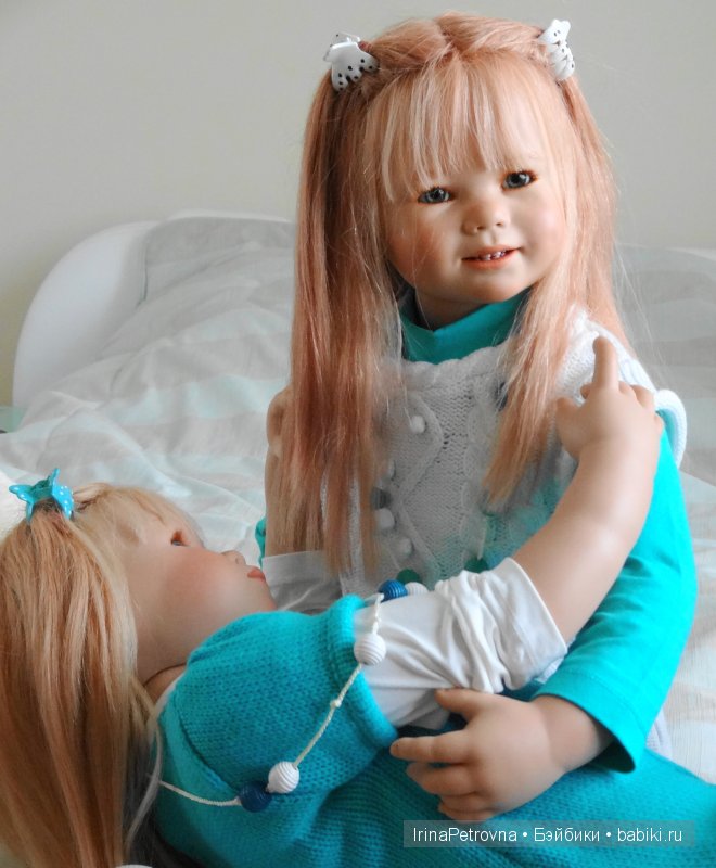 Бирюзовое настроение. Линхен и Гретхен от Annette Himstedt (Linchen, Gretchen)