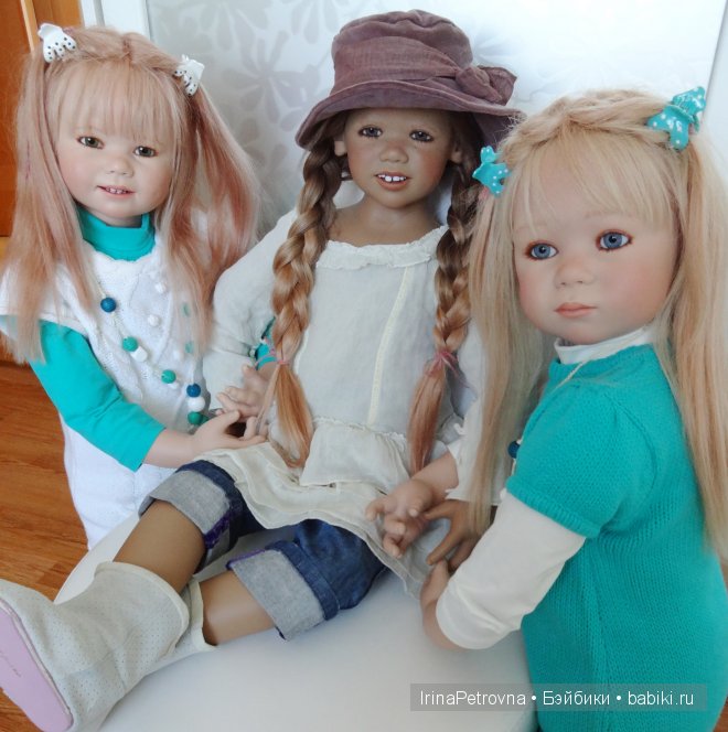 Бирюзовое настроение. Линхен и Гретхен от Annette Himstedt (Linchen, Gretchen)