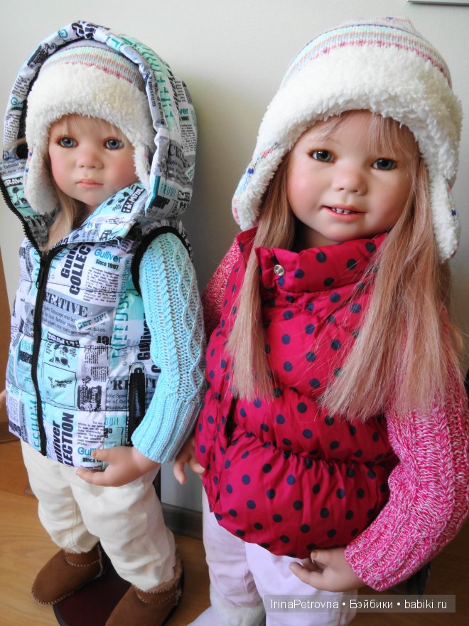 Бирюзовое настроение. Линхен и Гретхен от Annette Himstedt (Linchen, Gretchen)