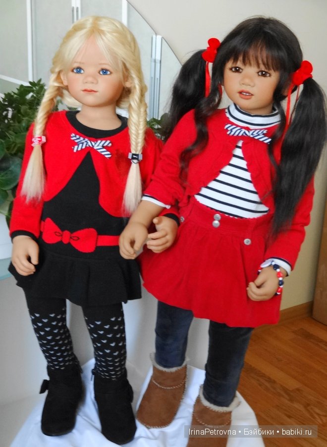 Красное и черное. Синчи и Сетина от Annette Himstedt (Sinchi, Setina)