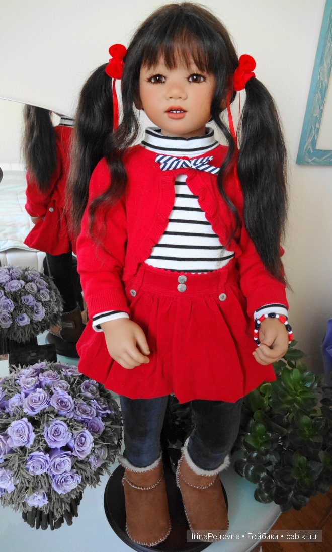 Красное и черное. Синчи и Сетина от Annette Himstedt (Sinchi, Setina) (фото 7)