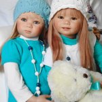 Бирюзовое настроение. Линхен и Гретхен от Annette Himstedt (Linchen, Gretchen)