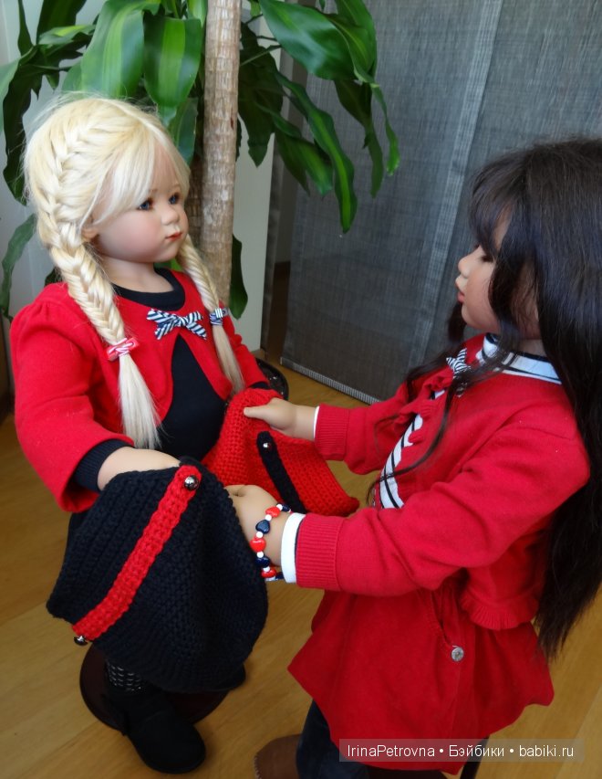 Красное и черное. Синчи и Сетина от Annette Himstedt (Sinchi, Setina)