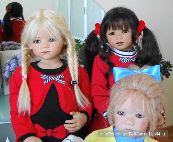 Красное и черное. Синчи и Сетина от Annette Himstedt (Sinchi, Setina)