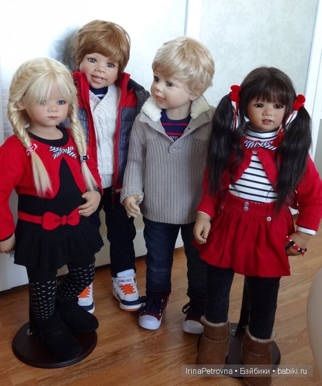 Красное и черное. Синчи и Сетина от Annette Himstedt (Sinchi, Setina)