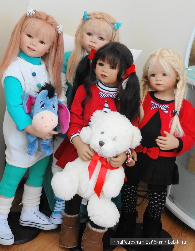 Красное и черное. Синчи и Сетина от Annette Himstedt (Sinchi, Setina)