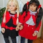 Красное и черное. Синчи и Сетина от Annette Himstedt (Sinchi, Setina)