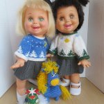 Елки -палки  лес густой... Мия и Хейди Galoob Baby Face