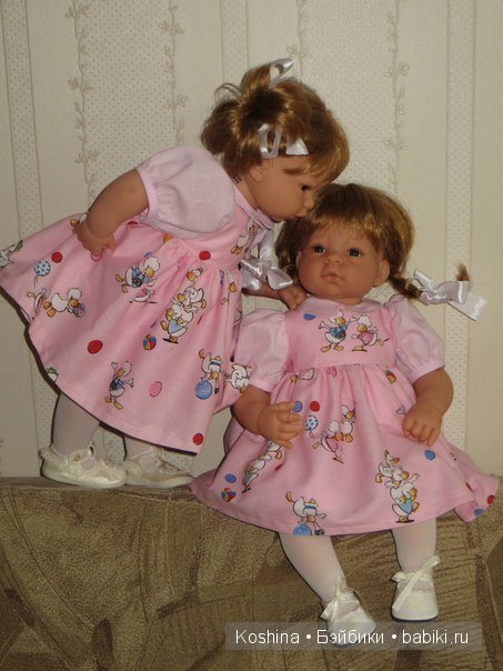 Я сшила платья близнецам Lee Middleton doll (фото 9)