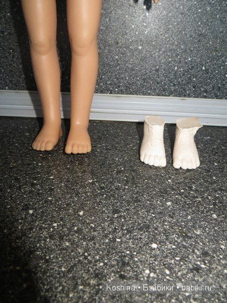 Гипсовые колодки для изготовления кукольной обуви