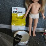 Гипсовые колодки для изготовления кукольной обуви