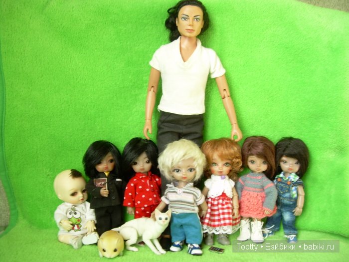 А это уже общее фото всех моих БЖД-шек.