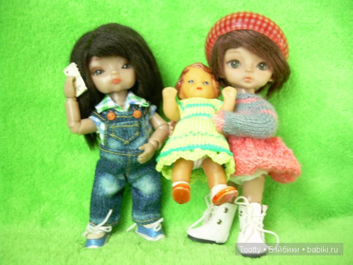 А это - мои игровые малыши,