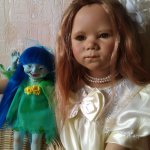 Серьезная и нежная девочка-русалочка Ива (Iva) от Annette Himstedt