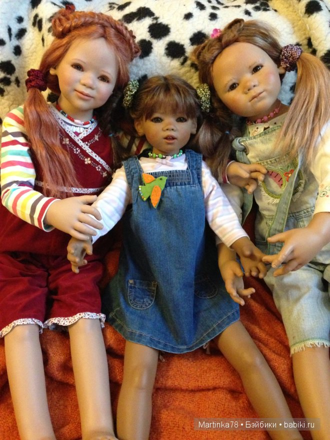 Счастливы вместе! Ива, Ленка и Мунира от Annette Himstedt (фото 6)