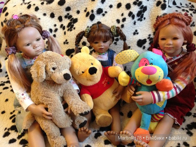 Счастливы вместе! Ива, Ленка и Мунира от Annette Himstedt