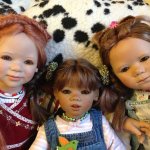 Счастливы вместе! Ива, Ленка и Мунира от Annette Himstedt