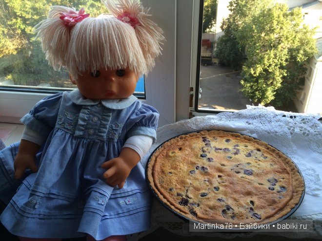 Вишневый пирог "Улыбка Барбарика" - рецепт с пошаговыми фото