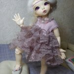 Нежный образ,в новом платье,