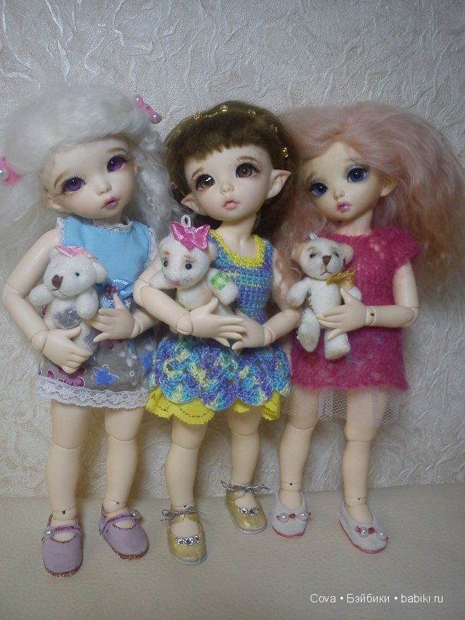 Приезд долгожданного друга. Little fee Luna, Little fee Ante and Little fee Ante Alf