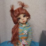 Новые смелые модели кукольных паричков - "в жизнь"