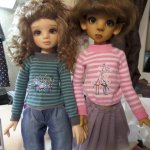 Простой мастер класс - полувер для кукол МСД