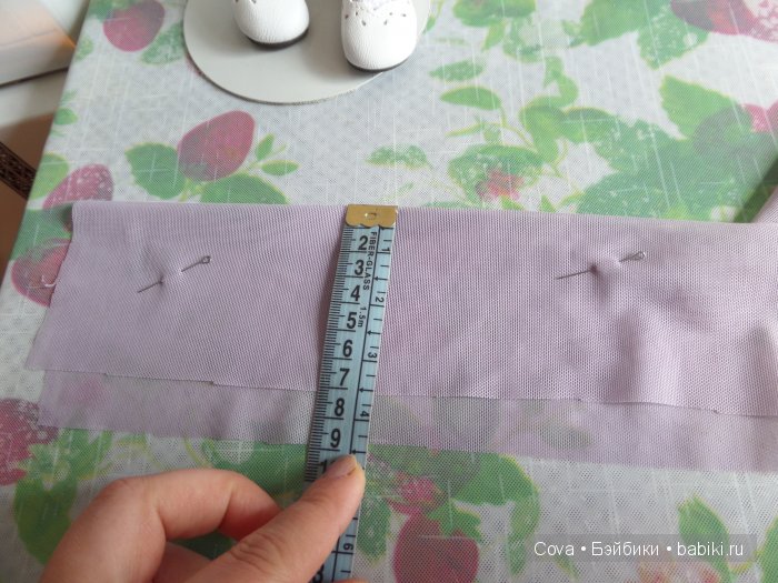 Простой МК-юбочка — Одежда и обувь для кукол своими руками: фото (фото 4)