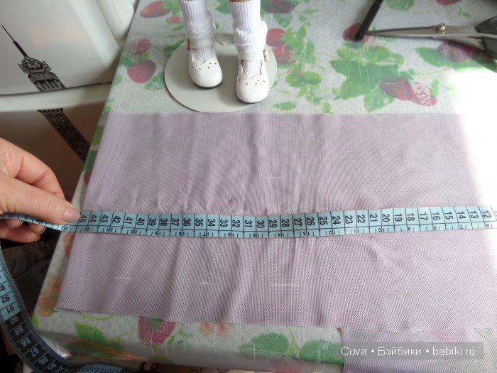 Простой МК-юбочка — Одежда и обувь для кукол своими руками: фото (фото 2)