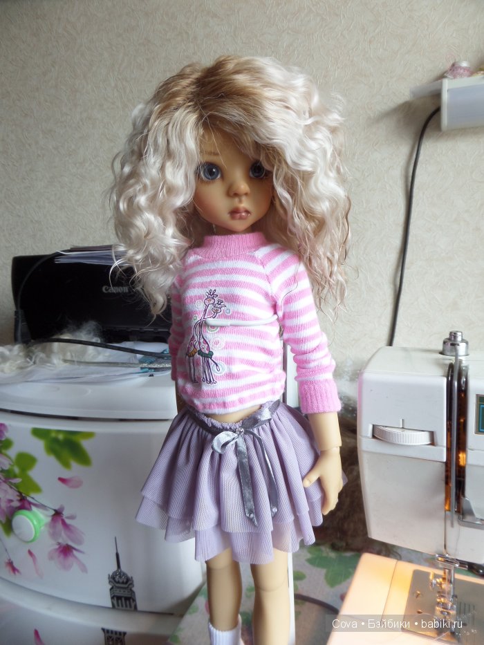 Простой МК-юбочка — Одежда и обувь для кукол своими руками: фото