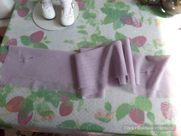 Простой МК-юбочка — Одежда и обувь для кукол своими руками: фото (фото 5)