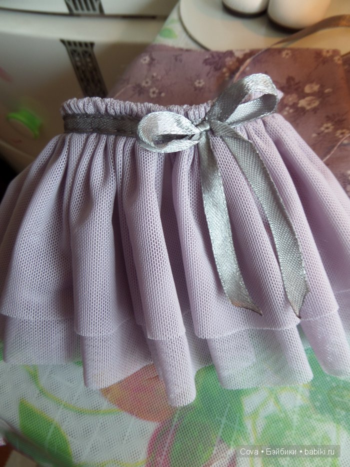 Простой МК-юбочка — Одежда и обувь для кукол своими руками: фото