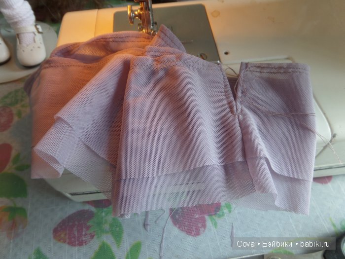 Простой МК-юбочка — Одежда и обувь для кукол своими руками: фото (фото 10)