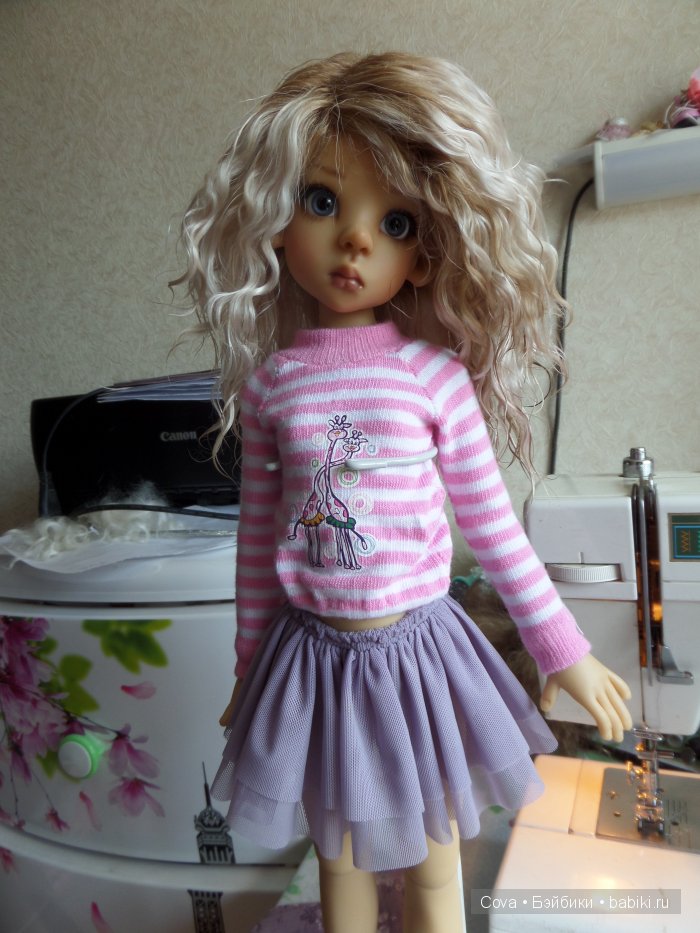 Простой МК-юбочка — Одежда и обувь для кукол своими руками: фото