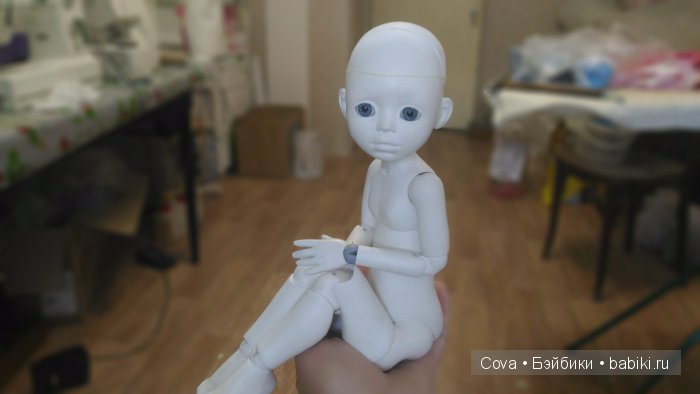 Шарнирная кукла Машуля,часть 4. Работа над мастер моделью кипит (фото 7)