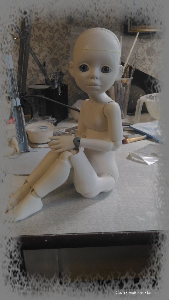 Шарнирная кукла Машуля,часть 4. Работа над мастер моделью кипит (фото 6)