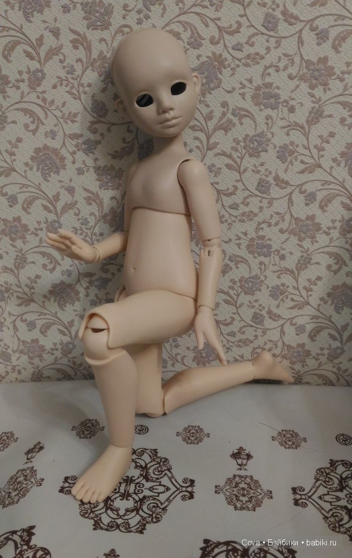Неожиданная гибритизация молда Настуся. Шарнирная кукла (фото 9)