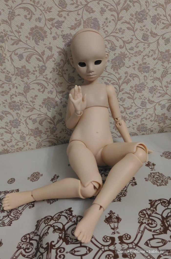 Неожиданная гибритизация молда Настуся. Шарнирная кукла (фото 8)