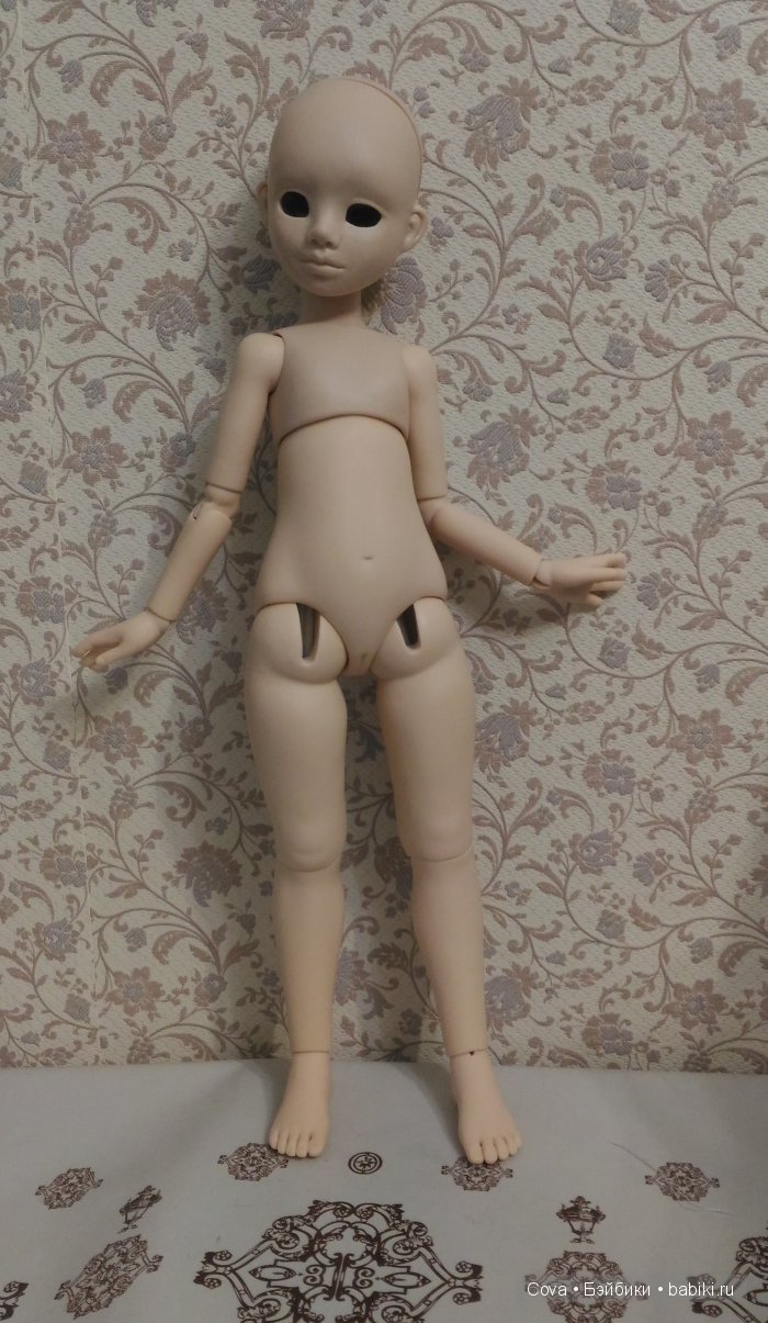 Неожиданная гибритизация молда Настуся. Шарнирная кукла (фото 2)