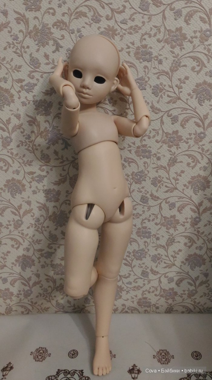 Неожиданная гибритизация молда Настуся. Шарнирная кукла (фото 4)