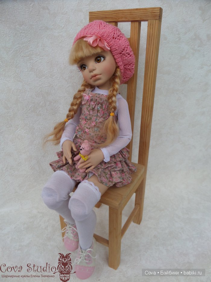 Авторская шарнирная кукла Марьянка, осенний образ (фото 10)