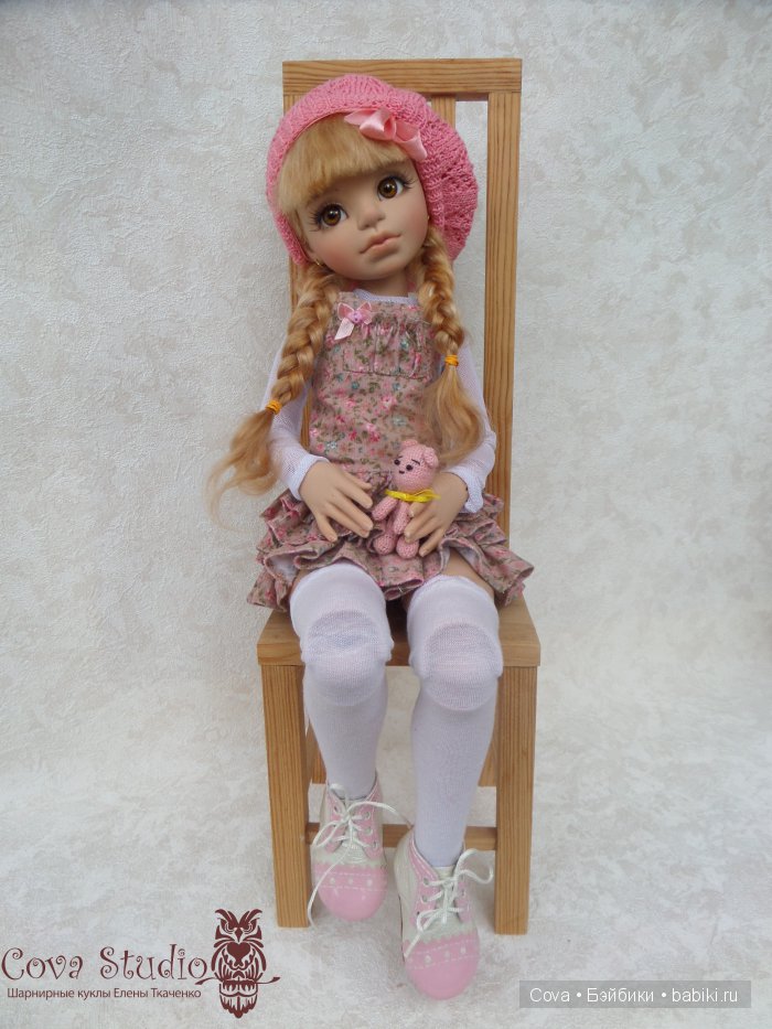 Авторская шарнирная кукла Марьянка, осенний образ (фото 9)