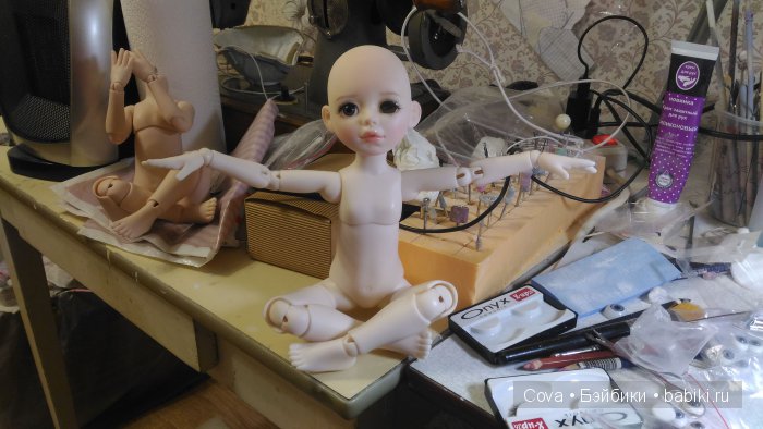 Молд Машуля, первые фото. Шарнирная кукла (фото 8)