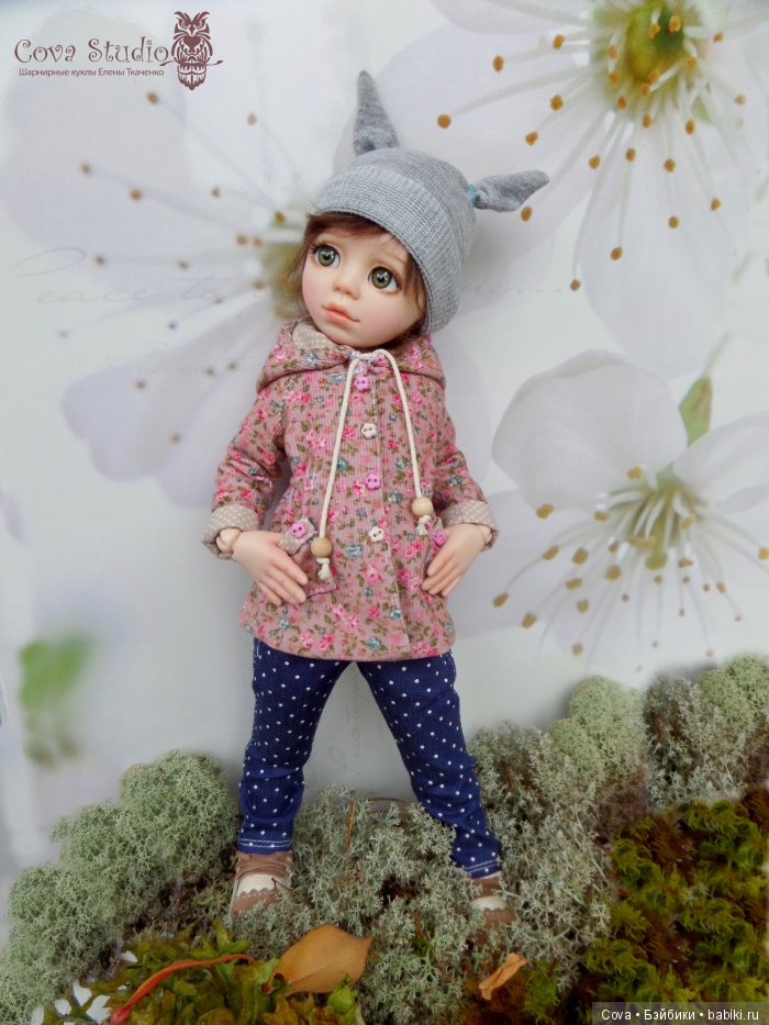 Осенний и зимний образ шарнирной куклы Машули (фото 6)