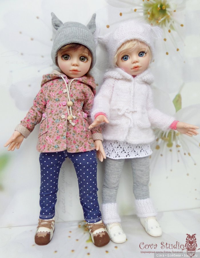 Осенний и зимний образ шарнирной куклы Машули