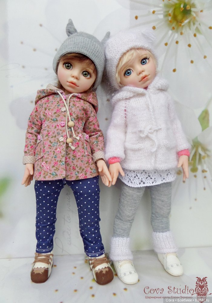 Осенний и зимний образ шарнирной куклы Машули