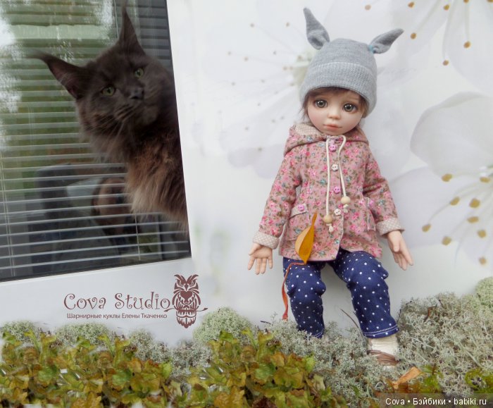 Осенний и зимний образ шарнирной куклы Машули (фото 8)