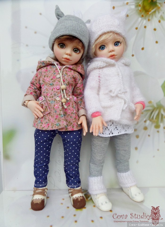 Осенний и зимний образ шарнирной куклы Машули
